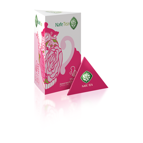 Damask rose green tea (organic)